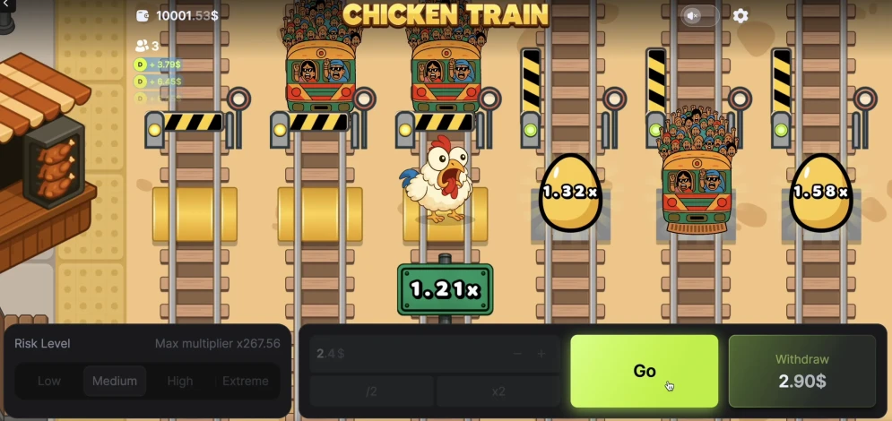 Chicken vs Train Game