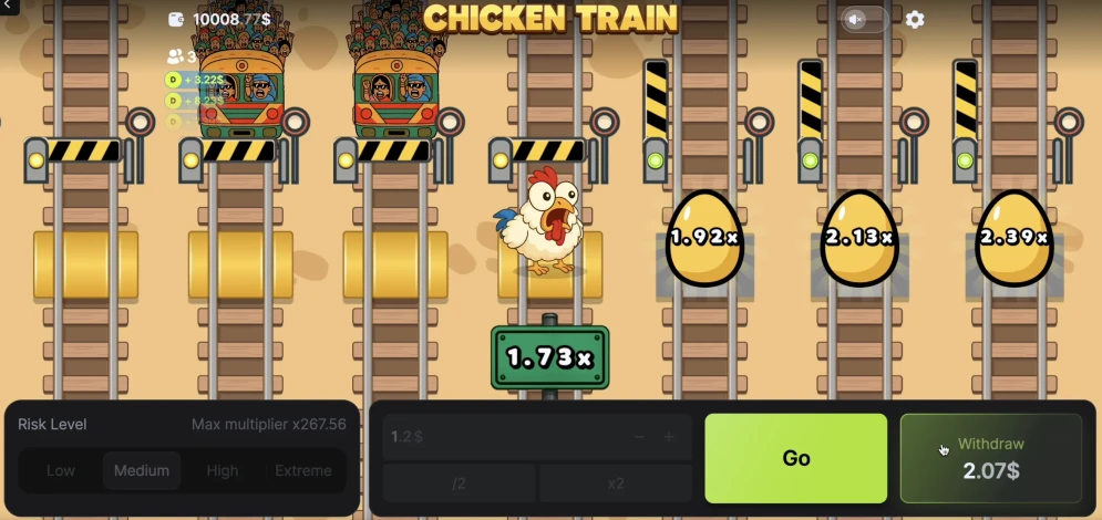 Chicken vs Train Game