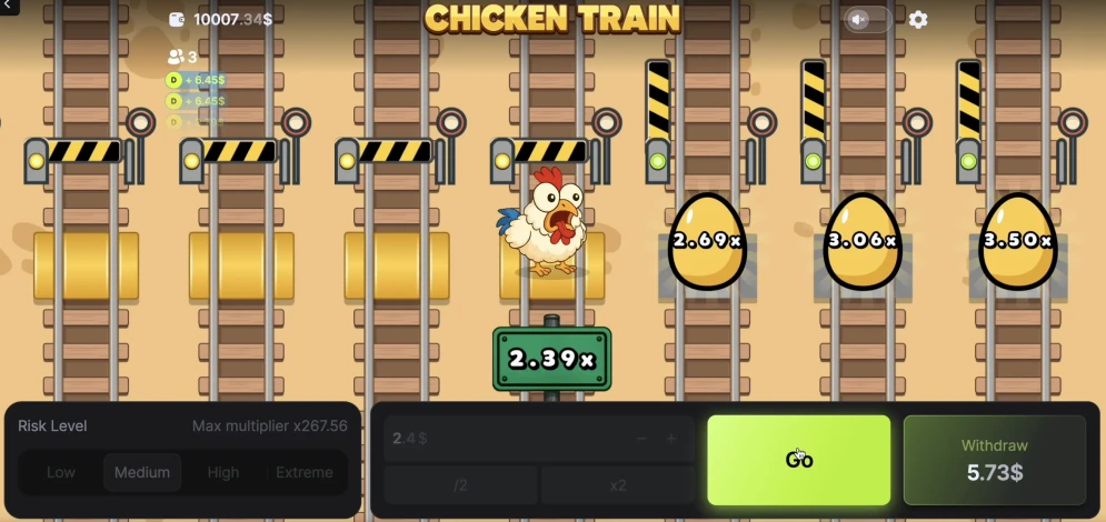 Chicken vs Train Game