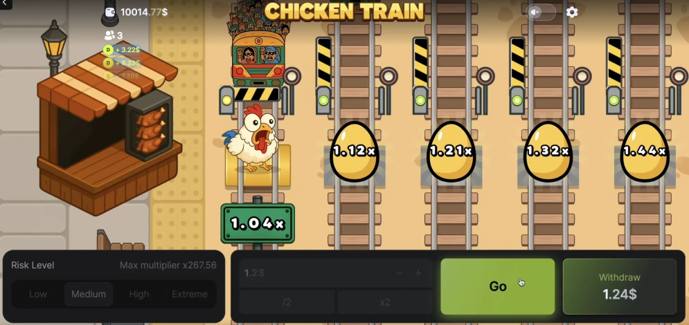 Chicken vs Train