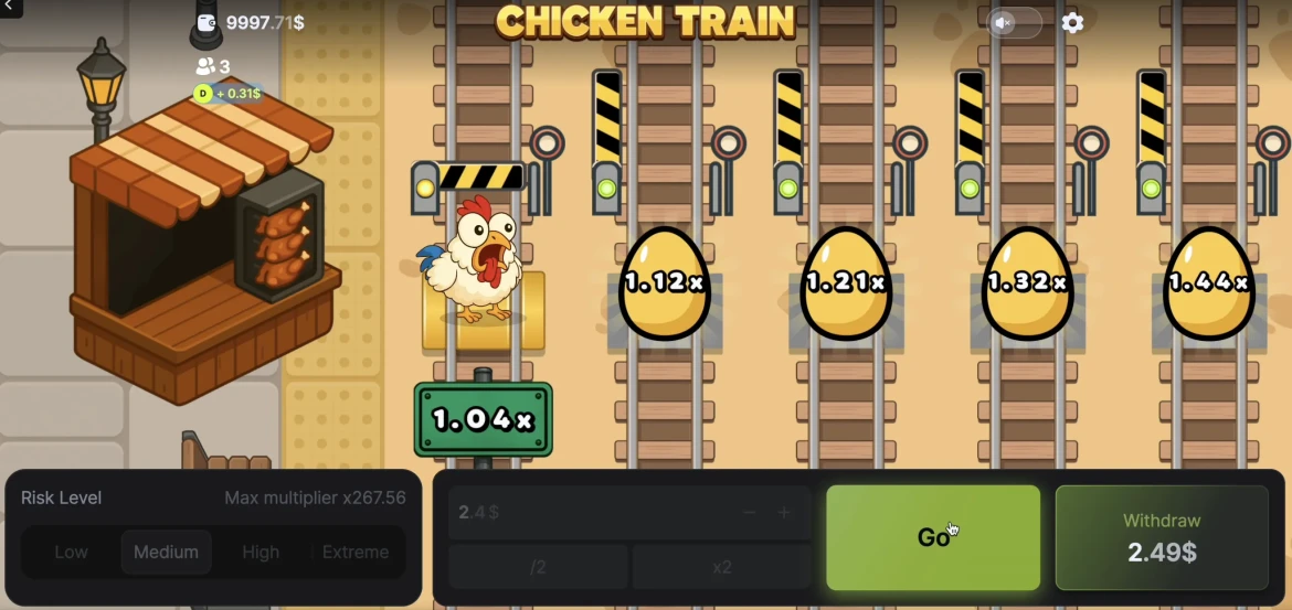 Chicken vs Train