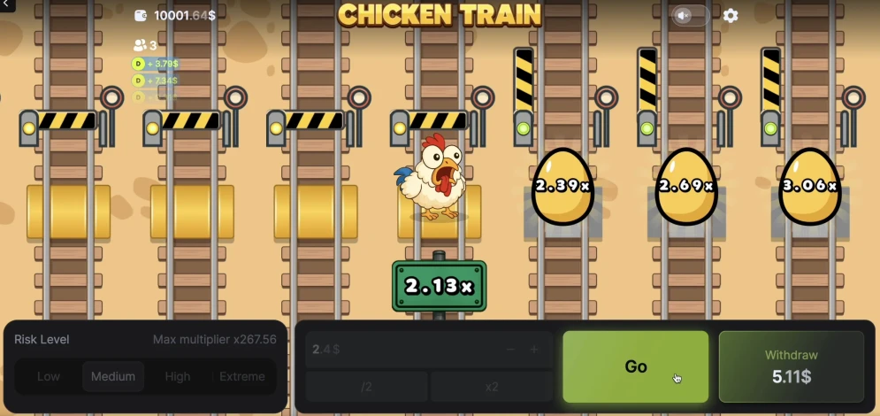 Chicken vs Train Game
